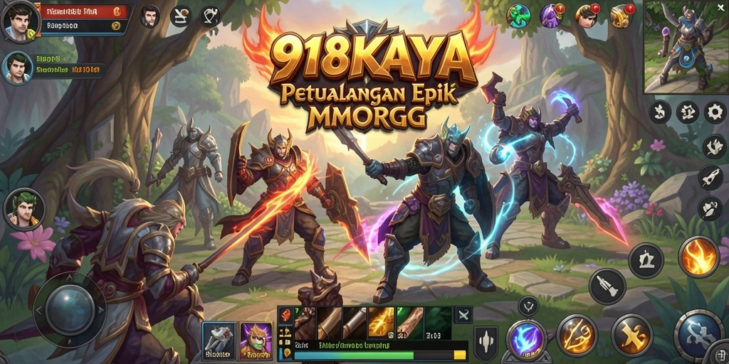 Tampilan gameplay seru dan interaktif di 918KAYA.