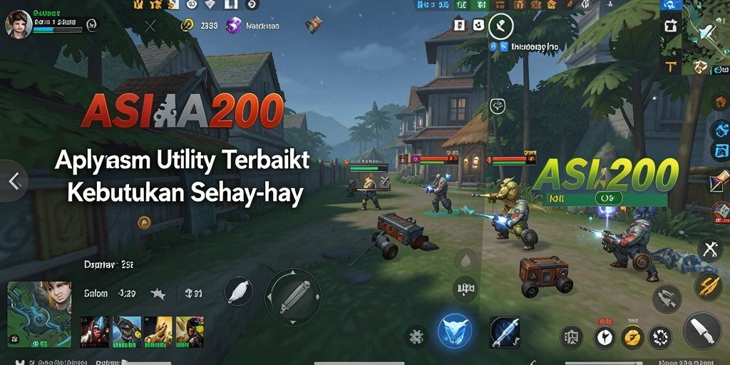Tampilan intuitif dari aplikasi ASIA200 untuk kebutuhan Utility.
