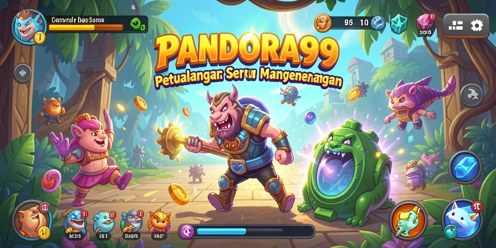 Tampilan gameplay seru dari PANDORA99 yang menantang.