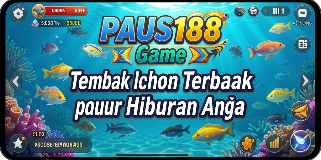 Tangkapan layar gameplay PAUS188 yang menggambarkan aksi Tembak Ikan.
